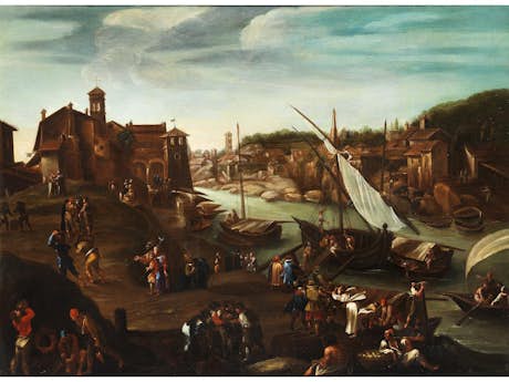 Pierre Bolman, 1668 Rom, zug. Der Maler gehörte zum Kreis der Bambocciani. 